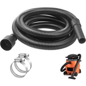 10Ft. Extension Hose Replacement for Shop Vac, Craftsman, Ridgid Wet & Dry Vacuums WD650 WD0950 WD1956 17761 17965 17776, Dust Collection Hose, Wet & Dry Vaccuum Hose Accessories