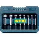 INTOO Hex Shank Forstner Bit Set 8pcs Multi Sided Shank Wood Drill bit Set