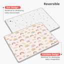 Baby Play Mat,79"X71"Extra Large Play Mat,Non-Toxic Tummy Time,Baby Play Mats for Floor,Waterproof,Baby Crawling Mat,Soft Foam Mat for Babies and Toddlers,Reversible & Portable Star and Rainbow