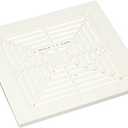 Broan-NuTone BP90 Replacement Grille For 688 Fan , White, 9 In. x 9.25 In. x 0.325 In. with 7.25 and 7.5 in. housing