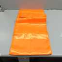 4-Pack Orange Satin Table Runner 12 x 108 Inch Long Bright and Smooth Silk Fabric Table Runner for Wedding Banquet Birthday Party Decoration