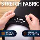 Boat Fender Covers Black & Navy Blue | 1, 2 & 4-Pack | Polyester (2-Pack, Black, 10 x 26)