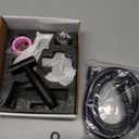 Handheld Toilet Bidet Sprayer, Water Pressure Adjustable Sprayer with Hose and 7/8 "T-Valve, Jet Spray and Soft Spray, for Toilet, Bidet, Shower etc., Stainless Steel, Black