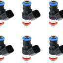 0280158091 6PCS Fuel Injectors Compatible with 2007-2011 for :-Ford Edge, 2008-2012 for:- Ford Taurus, 2007-2012 for:-Lincoln MKZ, 2009-2013 for:- Mazda 6,2007-2015 for:- Mazda CX-9