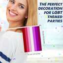 Weewooday 156 Pcs Mini Pride Flags Bulk LGBT Small Rainbow Flag on Stick Hand Held Progress Gay Genderqueer Asexual Nonbinary Lesbian Intersex Transgender Genderfluid Pansexual Bisexual Gay Supplies