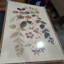Framed Neutral Floral Botanical Wall Art for Living Room, 3 Piece 20x30 In