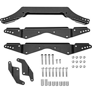 WSays UTV 2''-3'' Lift Kit Front Rear Suspension Full Lift Kit Asjustable Compatible with Polaris RZR S 800/4 800 2009-2014