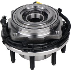 KUSATEC 515081 Front Wheel Bearing and Hub Assembly Compatible with Ford F-250 F-350 Super Duty 4WD 2005 2006 2007 2008 2009 2010, 8 Lug Bolts w/ABS