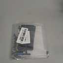 QSJ 4 Pack Black Flat Mending Plate,Six-Hole Metal Bracket, Straight Steel Brace 3.94 x 1.97'', Fixing Joining Plate for Wood with 24PCS Screws, 1x Screwdriver.