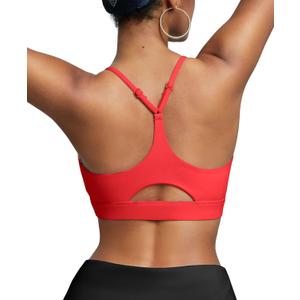 BRXL Sports Bras for Women Y Back Padded Sports Bras Adjustable Straps Low Impact Sports Bra with Sewn in Pads, Large