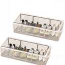 Household Multifunctional Transparent Shoe box Large capacity Stackable under the bed Shoes Storage box Bedroom Living room Storage Foldable Space-saving