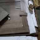 Trash Cabinet, Freestanding Trash Can Cabinet, Wooden Recycling with Flip Door, Hidden Kitchen Garbage Can, 10 Gallon Laundry, for Kitchen, Laundry, Greige WB01BG