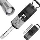 Golf Ball Retriever, Shag Bag with Detachable Aluminum Alloy/Plastic Tube, Pocket & Tee Holder, Holds up to 80 Balls