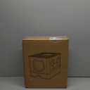 Cat Litter Box with Lid, Covered Top Entry Kitten Litter Pan for Small and Medium Cats, Anti-Splashing Kitty Potty with Slide-Out Litter Tray (White)