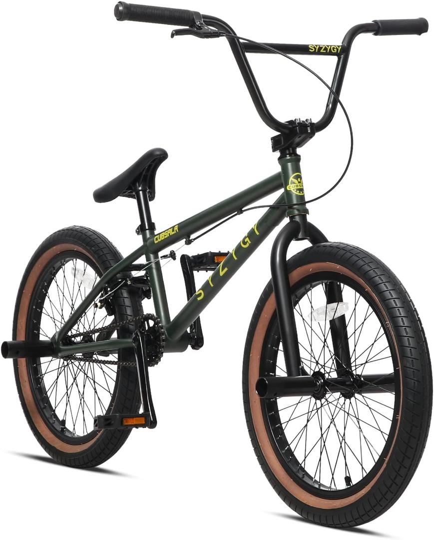 Syzygy 20 Inch Freestyle BMX Bike Bicycles for Ages Over 6 Years Old Teen Beginner and Adult Riders, Multiple Color