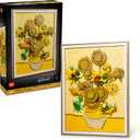 LEGO Art Vincent Van Gogh Sunflowers Building Set for Adults - Home Decor Idea - Brick Built Painting - Gift for Birthdays - 31215