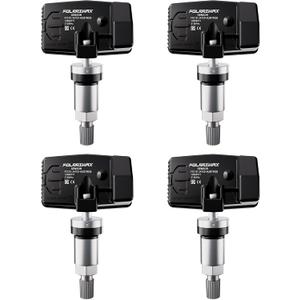TPMS Sensor,Set of 4 315Mhz GM Tire Pressure Sensor Compatible with Buick Cadillac Chevrolet GMC,Tire Sensor OE Replaces#13586335,13598771,13598772,13581558