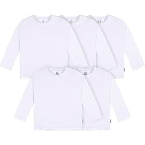 Gerber Kids Long Sleeve 5T, Set Of 5, White
