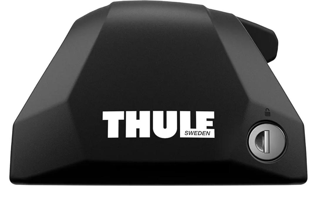 Thule Edge Flush Rail Roof Rack Feet for Cars with Integrated Profiles, 75 kg Load Capacity