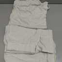 Ficerd Women 2 Piece Summer Outfits Lounge Beach Linen Sets Summer Sleeveless Crop Tank Tops Cropped High Waist Pants, (Linen,Small)