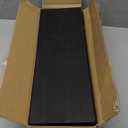Wood Floating Shelves for Wall, Wooden Wall Shelves for Bedroom, Wall Mounted Shelves for Living Room, Set of 6 Black