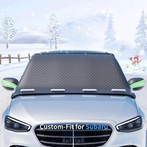 Windshield Snow Covers, 8 Layers WAaterproof Windproof Protection, Frost Defense, Ice, Sun, Snow, UV,ii566 (for Subaru BRZ)