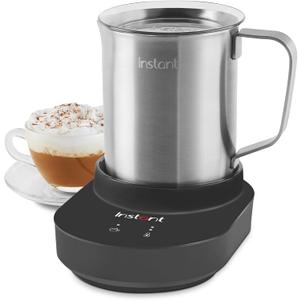 Instant Pot Instant MagicFroth 9-in-1 Electric Milk Steamer and Frother, 17oz Stainless Steel Pitcher, Hot and Cold Foam Maker and Milk Warmer for Lattes, Cappuccinos, Macchiato