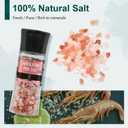 Soeos Spice Seasoning Set of 4, 9.8oz(277.82g), With Integrated Grinders, Salt and Pepper Grinder Set, Pure and Fresh Perfect for BBQ Seasoning Gift Set, Grilling Spice, Herb, Spice & Seasoning Gifts