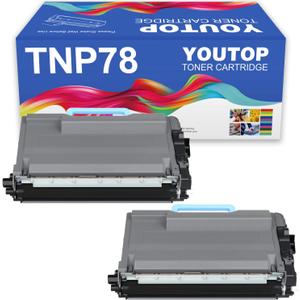 2PK TNP-78 TNP-77 TNP78 TNP77 Black Toner Cartridge Compatible for Konica Minolta bizhub 4020i 5020i (ACF0030 ACF0031)