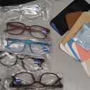 NOVIVON Reading Glasses +2.5 with 6 Cases – Blue Light Blocking Readers for Women & Men, Computer eye glasses, Cheaters