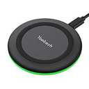Yootech Wireless Charger Qi-Certified 7.5W Wireless Charging Compatible with iPhone Xs MAX/XR/XS/X/8/8 Plus,10W Compatible Galaxy Note 9/S9/S9 Plus/Note 8/S8,5W All Qi-Enabled Phones(No AC Adapter)