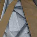 IBF Black Office Desk, Simple Wooden Computer Desks with Metal Legs, Modern Study Work Table for Student Executive, Spacious Writing Gaming Table for Home Bedroom Living Room, 47 Inch, Black Oak