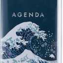 MARK'STYLE A5 Weekly Vertical Planner 16 Months (Sep. 2025  Dec. 2026) with Soft Transparent PVC Cover,Refillable, Pocketed, for Daily Organizing & Planning (Wave Navy)