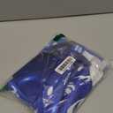 Christmas Winter Kitchen Curtains Happy New Year Snowflakes Blue Window Curtains Valance and Tier Set 36 Inch Rod Pocket Short Tier Curtain for Room Kitchen Decor (Xmas 22)