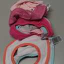 The Peanutshell Baby Girl Terry Bib Set of 8-100% Cotton, Soft, Absorbent Baby Bibs, Toddler Girl Set, Newborn & Infant Bib - Pink