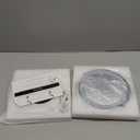 Makeup Mirror with Lights, 1x/20x 360 Rotation Vanity Mirror, Brightness Adjustable Lighted Makeup Mirror with Magnification, 5000 mAh Rechargeable Double Sided Mirror with 3 Colors, Gift for Women (Chrome)