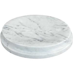 Oval Natural Marble Soap Dish, Carrara White Stone Jewelry Dish 5 Inch, Bathroom Shower Soap Holder, Modern Sponge Holder, Bar Soap Saver Tray, Kitchen, Easy to Clean