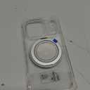 Clear Case for iPhone 17 Pro Case with Stand [ Compatible with MagSafe ], Military Grade Heavy Duty Cover with Magnetic 360 Rotatable Ring Kickstand for Women Men, Transparent