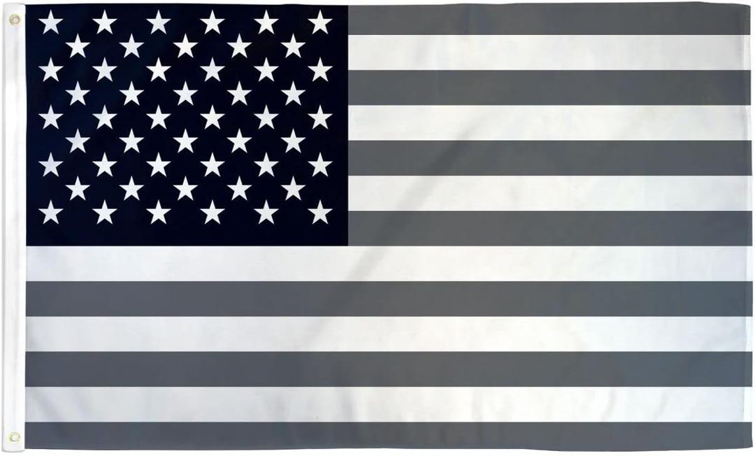 AZ FLAG - Black And Gray Usa Flag - 3x5 Ft - 100D Polyester American Banner with Two Metal Grommets - Fade Resistant - Vivid Colors - 3' x 5' Feet - 150x90 Cm