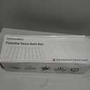 Foldable Stone Bath Mat, Quick Dry Stone Drying Mats for Bathroom, Super Absorbent Bath Mat, Non Slip, Large Diatomaceous Earth Dish Drying Mats for Kitchen Counter 23.5 x 15.4in, White