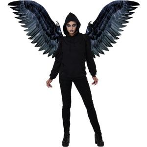California Costumes, Mechanical Opening Wings, 6 feet Span (Gray, XXL)