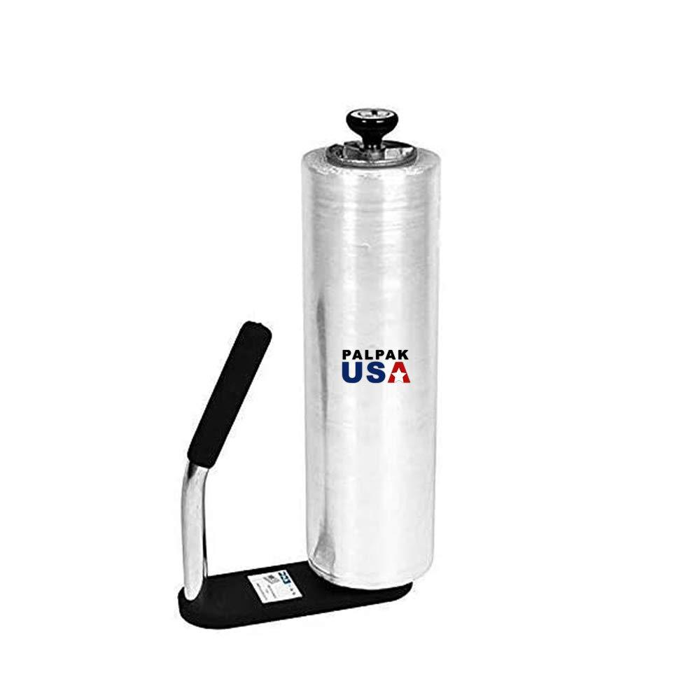 Made in USA! Industrial Strength Stretch Film Dispenser - Palpak100 Light Weight Pallet Wrapper  Tension Knob Adjustment Wrap Handle (1 Pack)