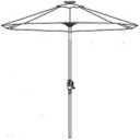 Outside Checkered Umbrella, Black and White, Size: 78.7x5.7x5.7'' /17.2Lbs