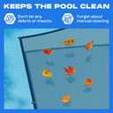 Yankee Pool Leaf Net Cover for Oval Pool 18x34 Ft.- Heavy-Duty 0.15 Above-Ground Leaf Net | Swimming Pool Net to Protect from Leaves, Debris, and Clogging