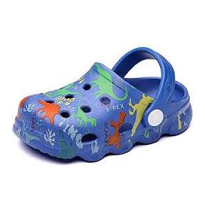 INMINPIN Kids Cute Clogs Cartoon Garden Shoes Boys Girls Slides Slippers Indoor Outdoor Children Water Shower Beach Pool Sandals 160