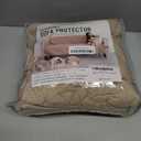 Luxshare Home Reversible Loveseat Sofa Covers Couch Cover Furniture Protector(Loveseat,Beige/Beige) (Loveseat-Oversized(54"))