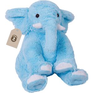 Elephant Weighted Stuffed Animals 5 lbs 16in, Weighted Plush Elephant Stuffed Animal Plushies Gifts for Kids and Adults(Blue)
