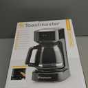Toastmaster 12-Cup Digital Touchscreen Drip Coffee Maker - Programmable Automatic Coffee Machine - Kitchen Appliance with Keep Warm Setting