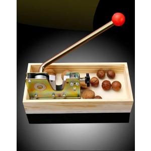 Manual Nutcracker Nut Tongs Heavy Duty Nut Cracker Macadamia Pecan Walnuts Nut Cracker Opener Tool Peeling Machine for Hazelnuts Almonds Chestnuts