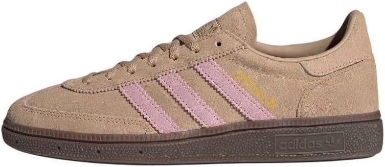adidas Handball Spezial Women's Shoes, Warm Sandstone/Clear Pink/Gum, Size 9.5